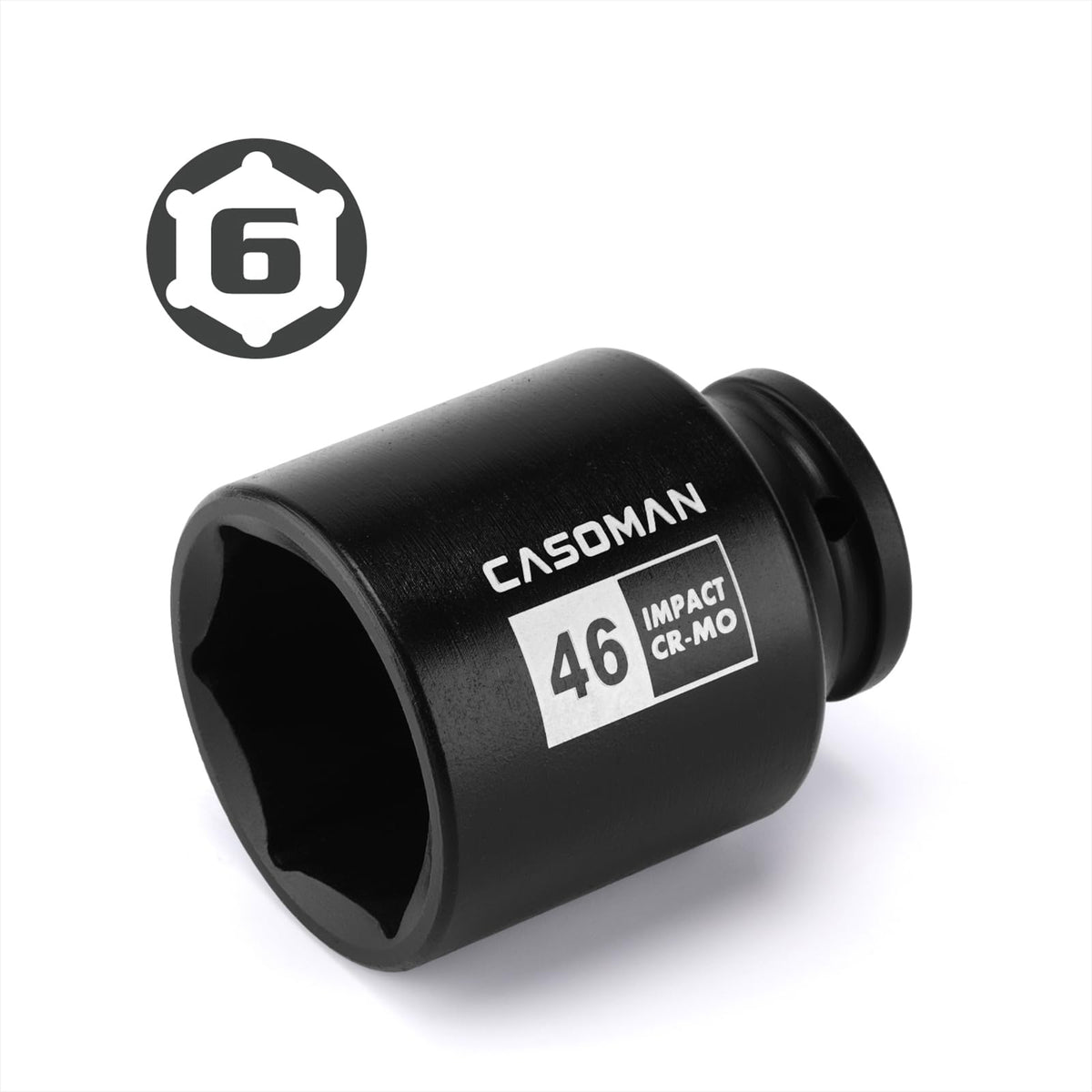 CASOMAN socket compatible with impact wrenches for automotive maintenance
