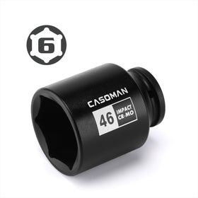 CASOMAN socket compatible with impact wrenches for automotive maintenance
