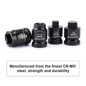 Casoman male five-eighth-inch pipe plug delivers strong grip in fittings.