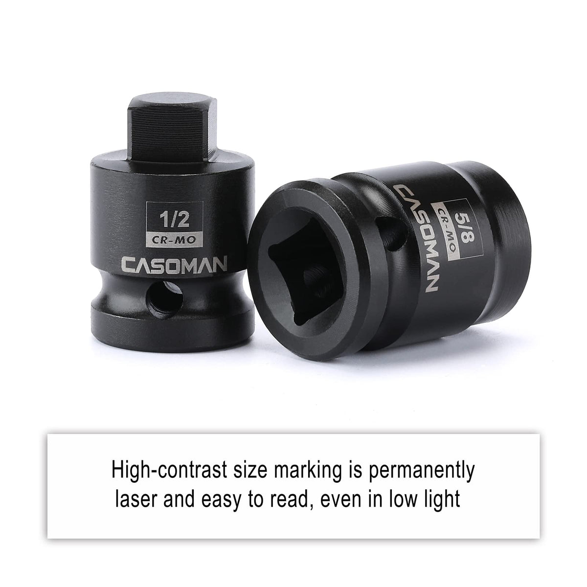 Casoman male nine-sixteenth-inch pipe plug for tight-access areas.