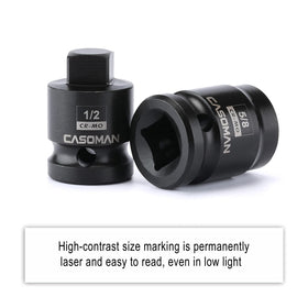 Casoman male nine-sixteenth-inch pipe plug for tight-access areas.
