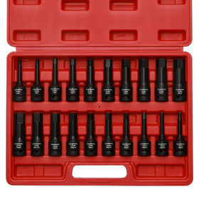 CASOMAN half-inch drive hex bit set case organized for quick access