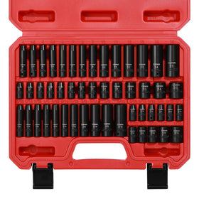 CASOMAN master impact socket set with 1/4 inch drive sockets for automotive repairs