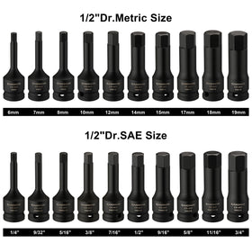 CASOMAN metric sizes 6mm to 19mm for versatile repairs