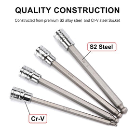Metric and SAE size range 3mm–10mm and 1/8–3/8 inches in CASOMAN kit