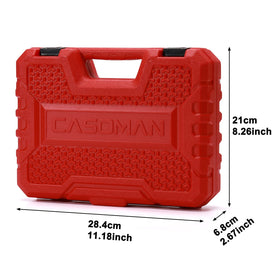 CASOMAN organized carry case keeps the 50-piece set portable