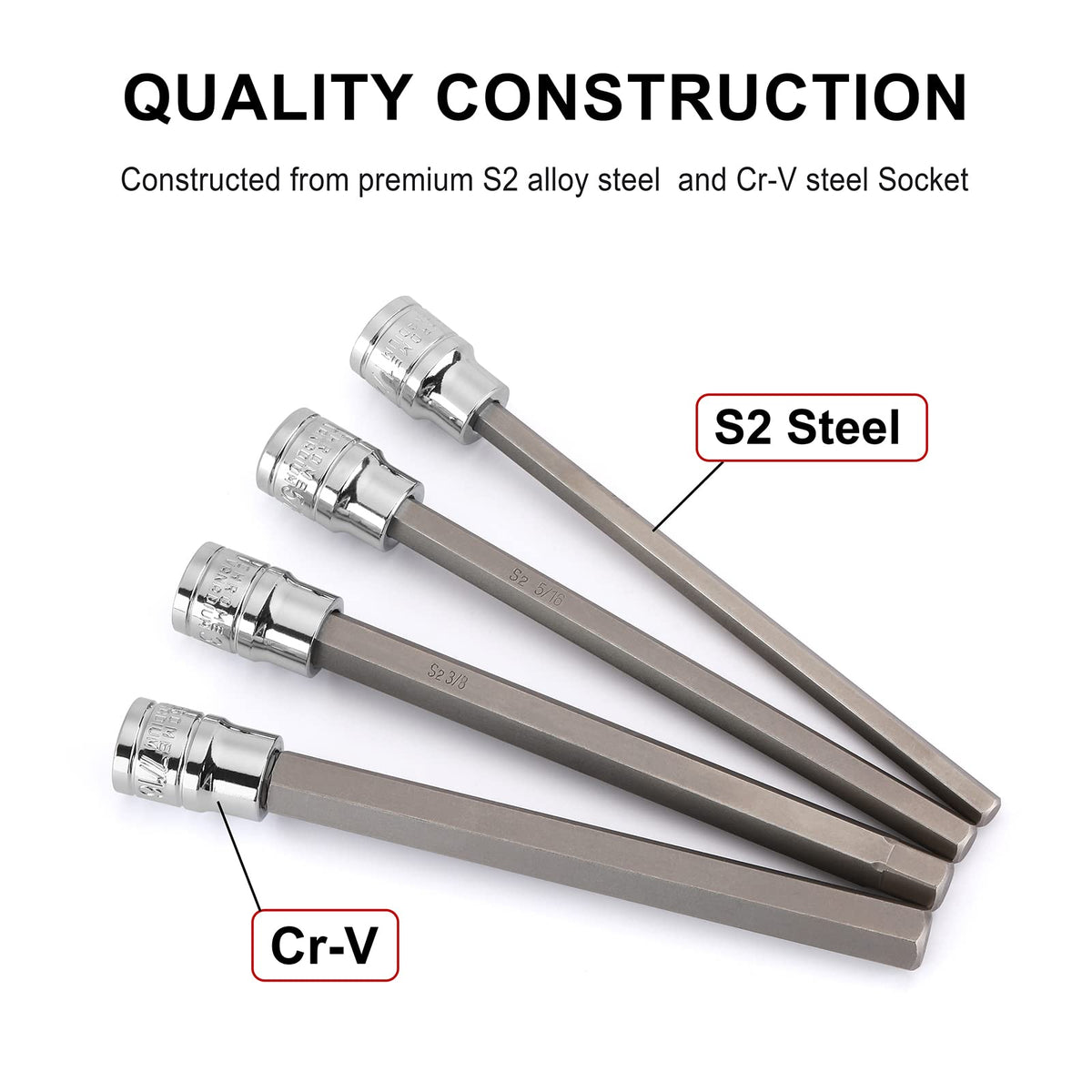 Casoman precision chamfered ends ensure smooth entry.
