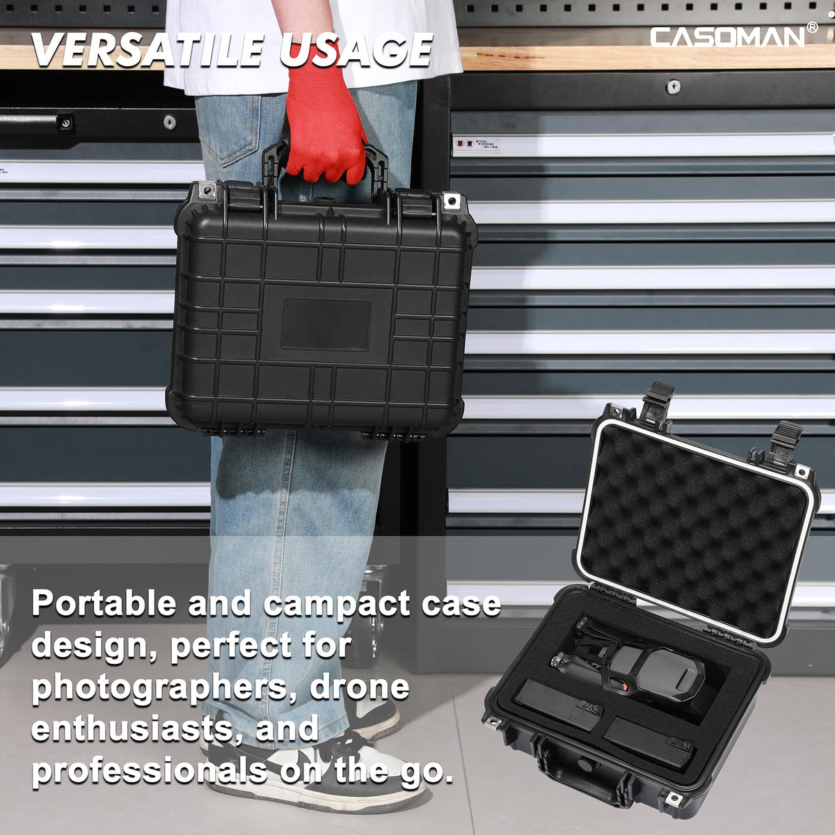 CASOMAN pressure valve balances air during transport