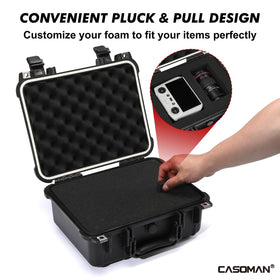 CASOMAN pull-and-pluck foam for fast, precise fitting of tools