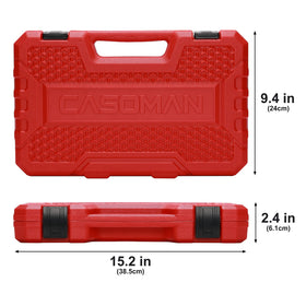 CASOMAN SAE and metric sockets cover common fasteners for cars and equipment.