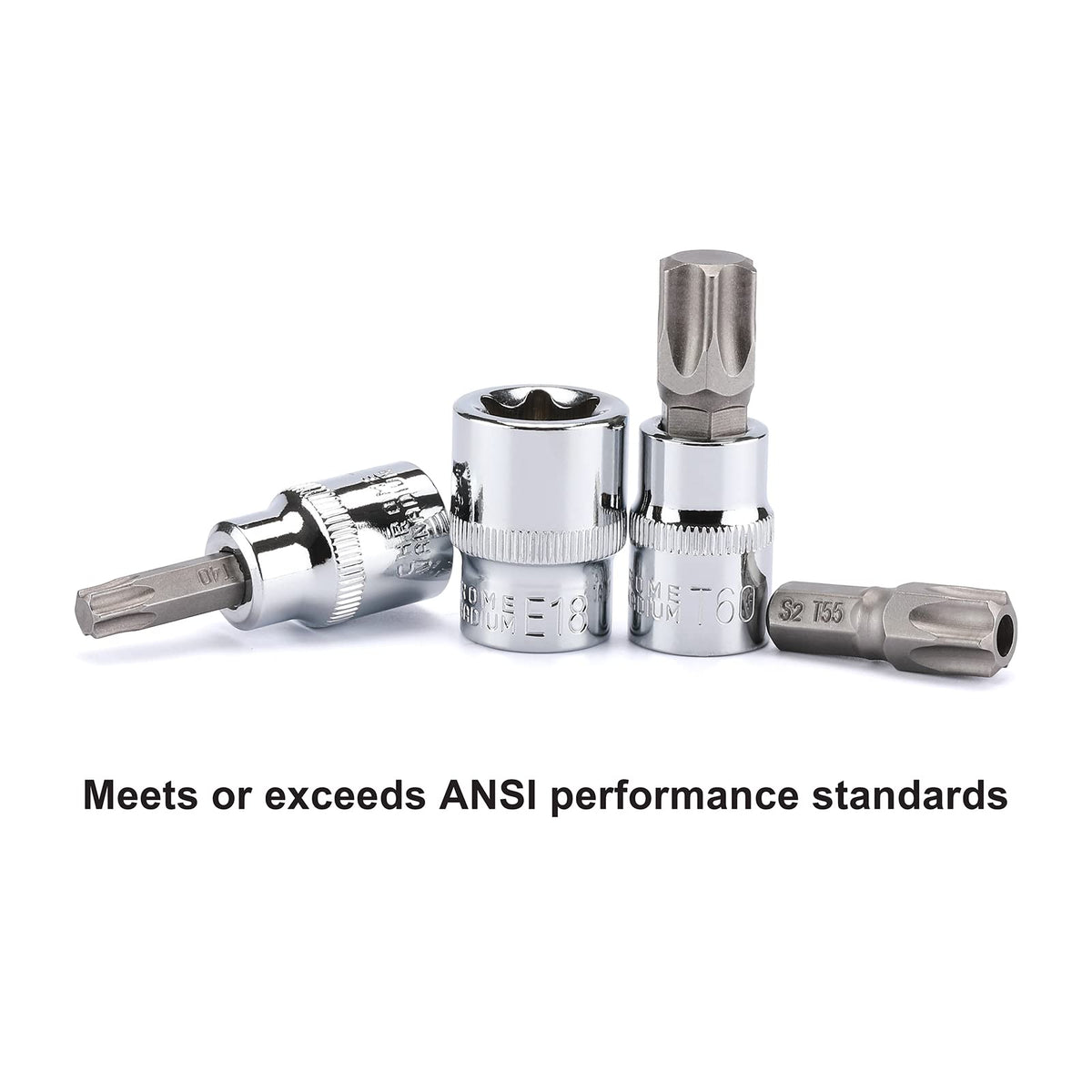 Casoman tamper-proof TT-series sockets resist cam-out.