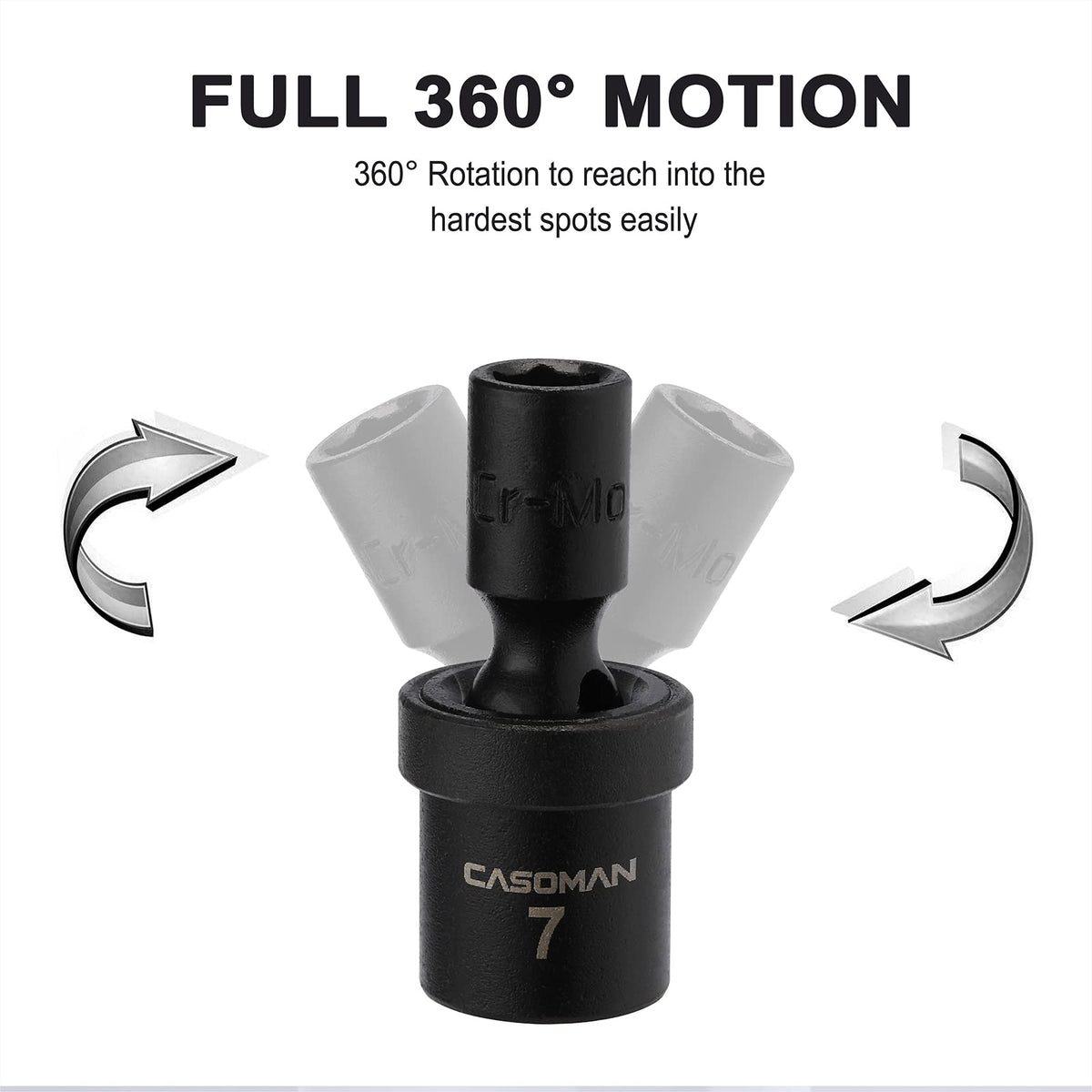 Casoman twelve piece metric set from 5mm to 15mm covers common sizes.