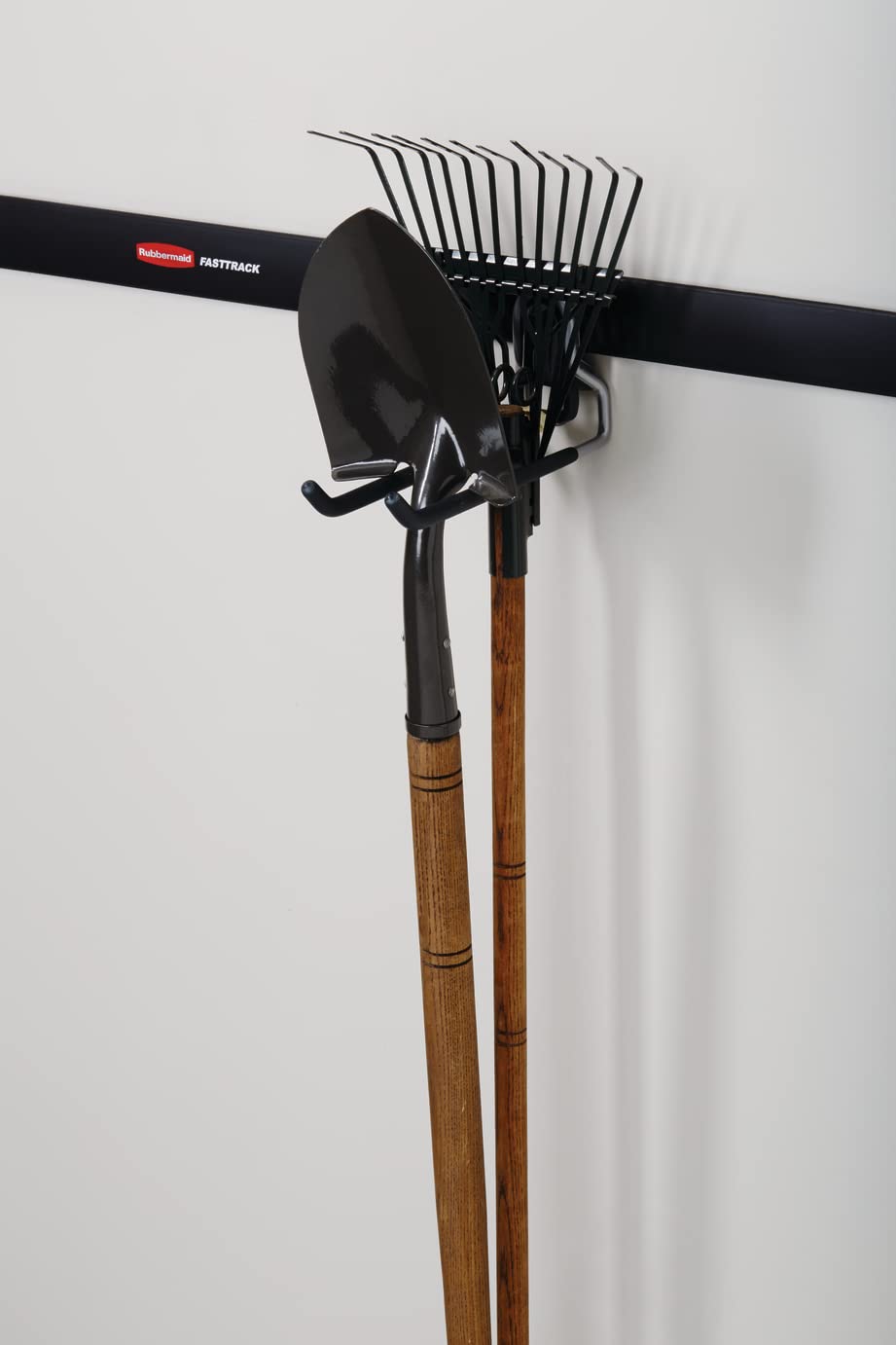 Cast-aluminum gripper snaps securely into FastTrack