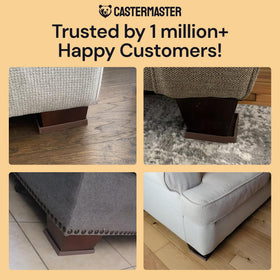 CasterMaster floor protection under furniture for smooth surfaces