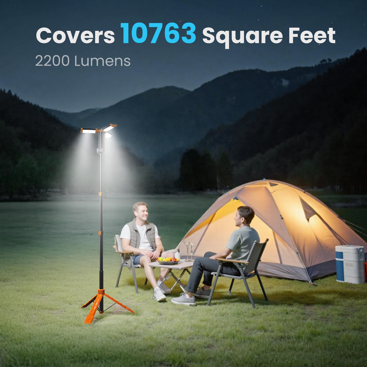 CAVN 6500K white light mode provides clear, daylight-like visibility.