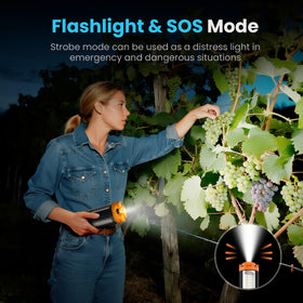 CAVN 10000mAh power bank charges phones during outdoor adventures.