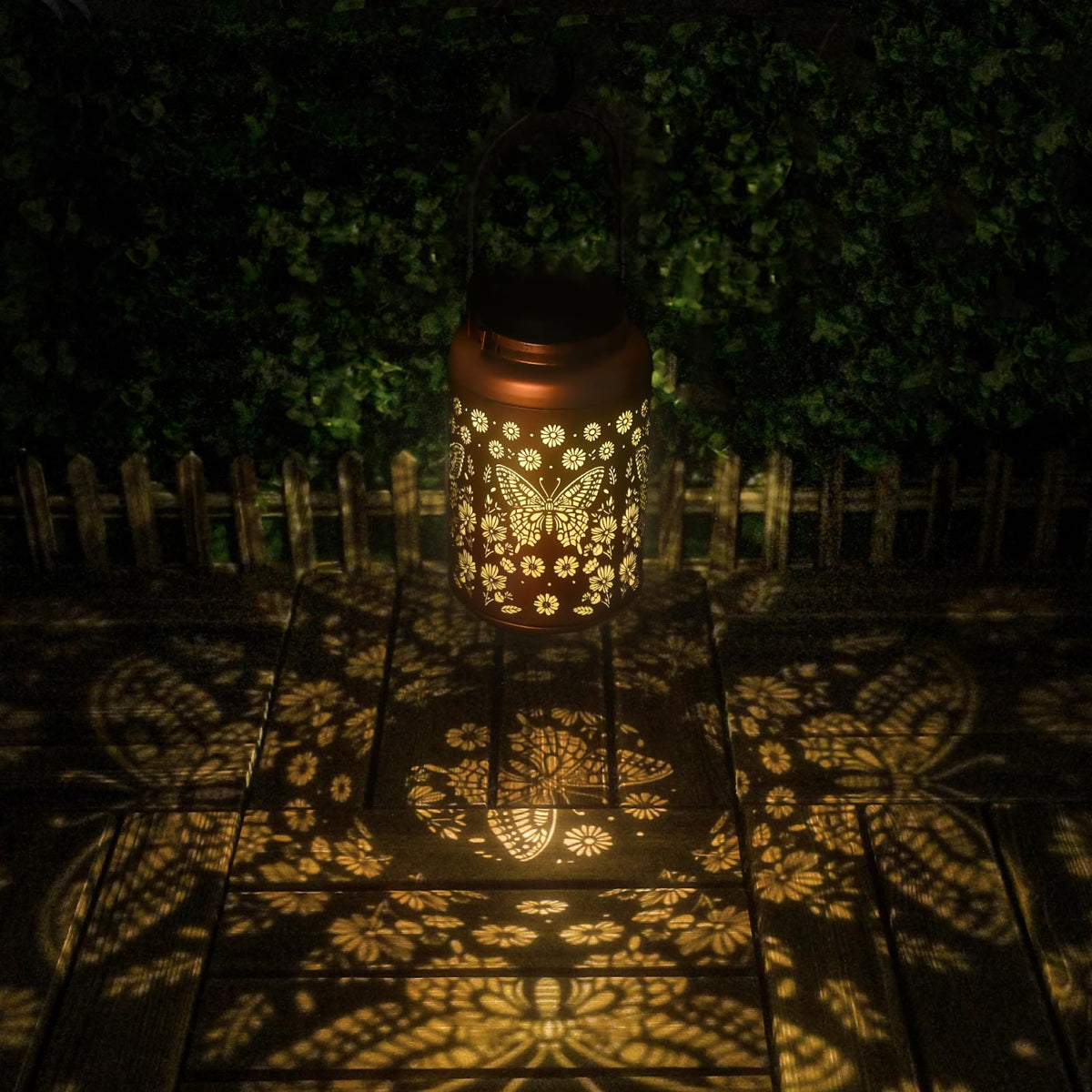 Cawalap gift butterfly solar lantern makes thoughtful outdoor presents for loved ones.