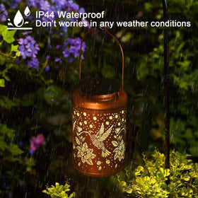 Cawalap solar-powered lanterns require no wiring for easy energy-saving illumination.