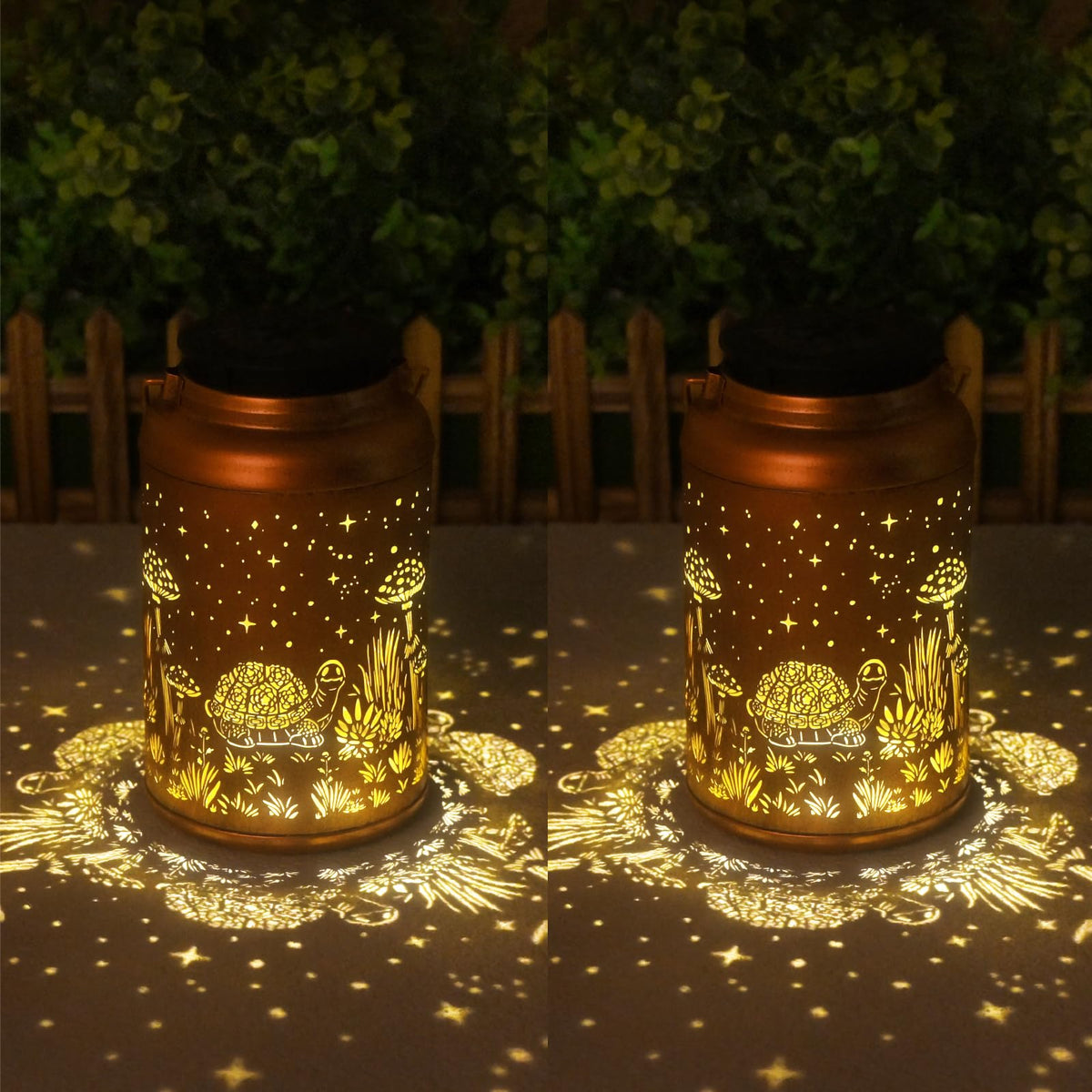 Cawalap Turtle Lanterns for outdoor hanging, delivering warm ambient light for patios.