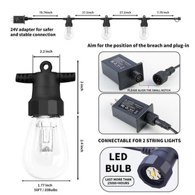 CAWWS 24V adapter provides stable, safe operation outdoors.