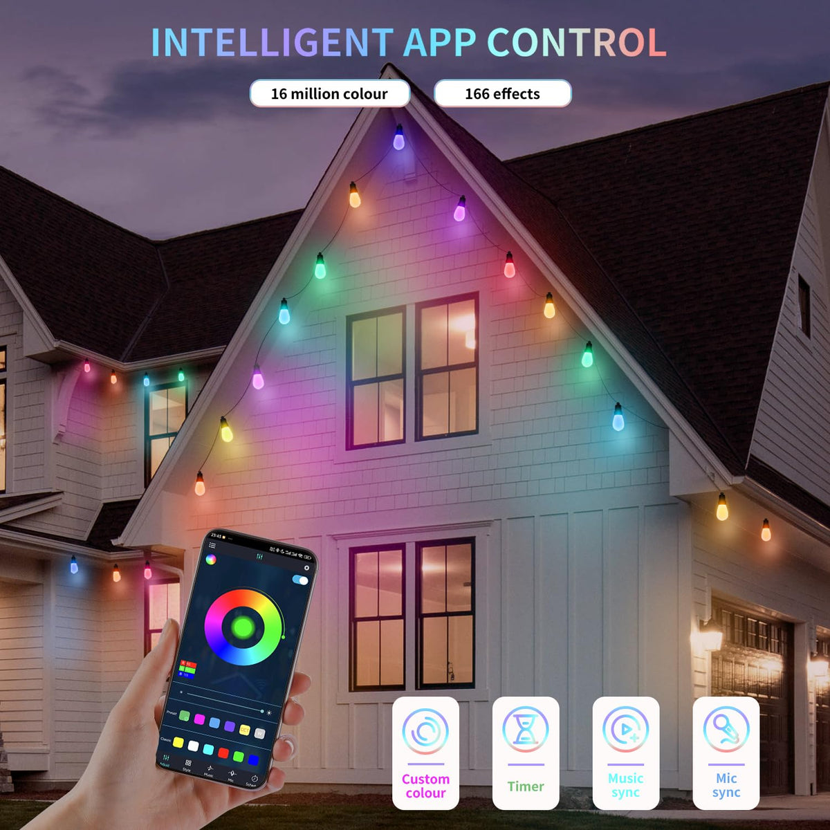 CAWWS app control lets you change colors and scenes from your phone.