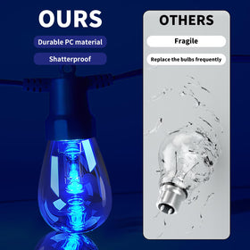 CAWWS IP66 waterproof design withstands rain and sun for reliable outdoor lighting.