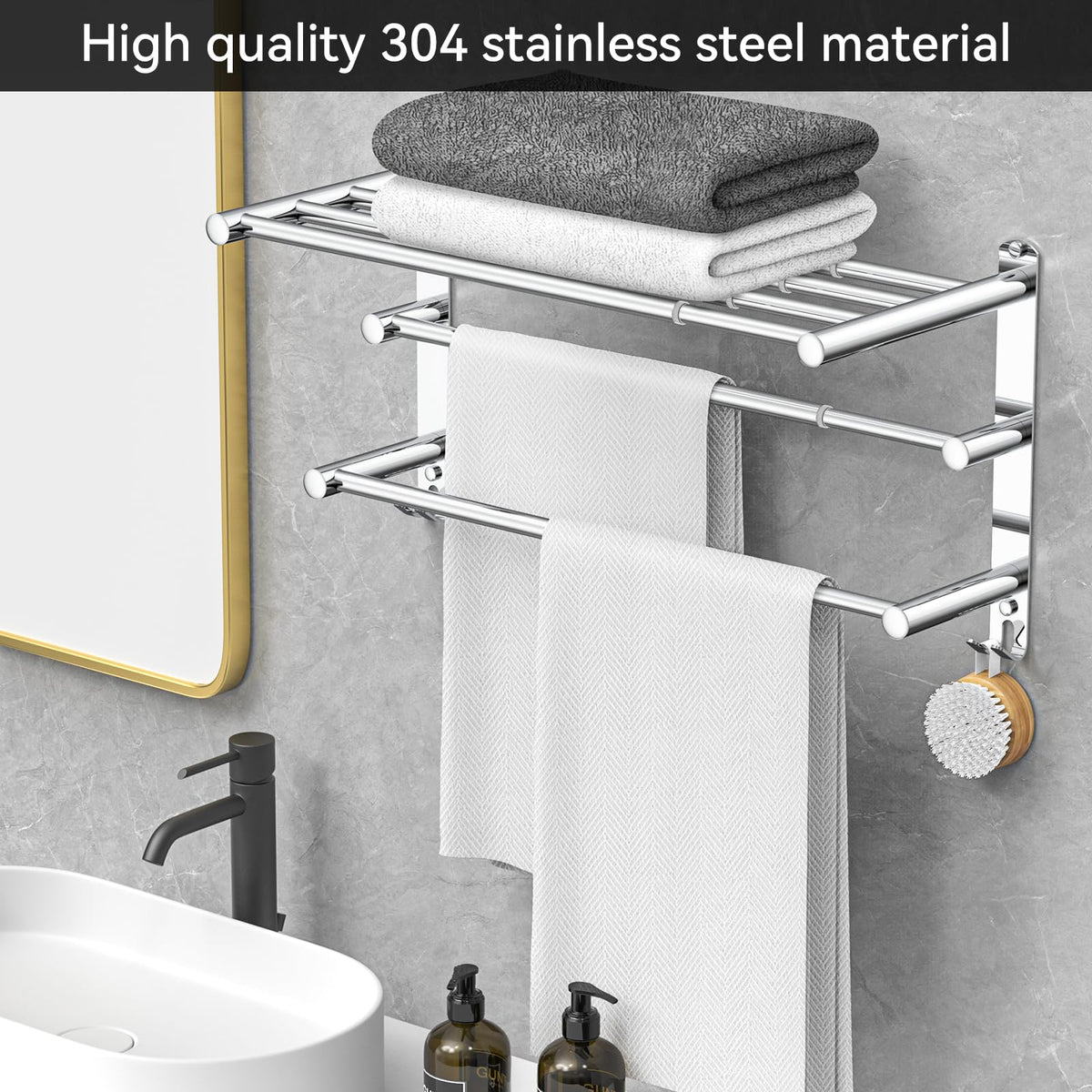 Multi-functional design for towels, robes, and more