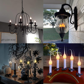 Cbebew durable candle bulb suitable for indoor and outdoor use.