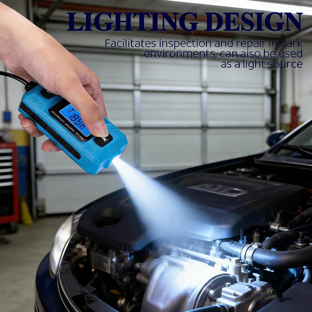 CBGYYWF built-in front light enables safe nighttime circuit testing.