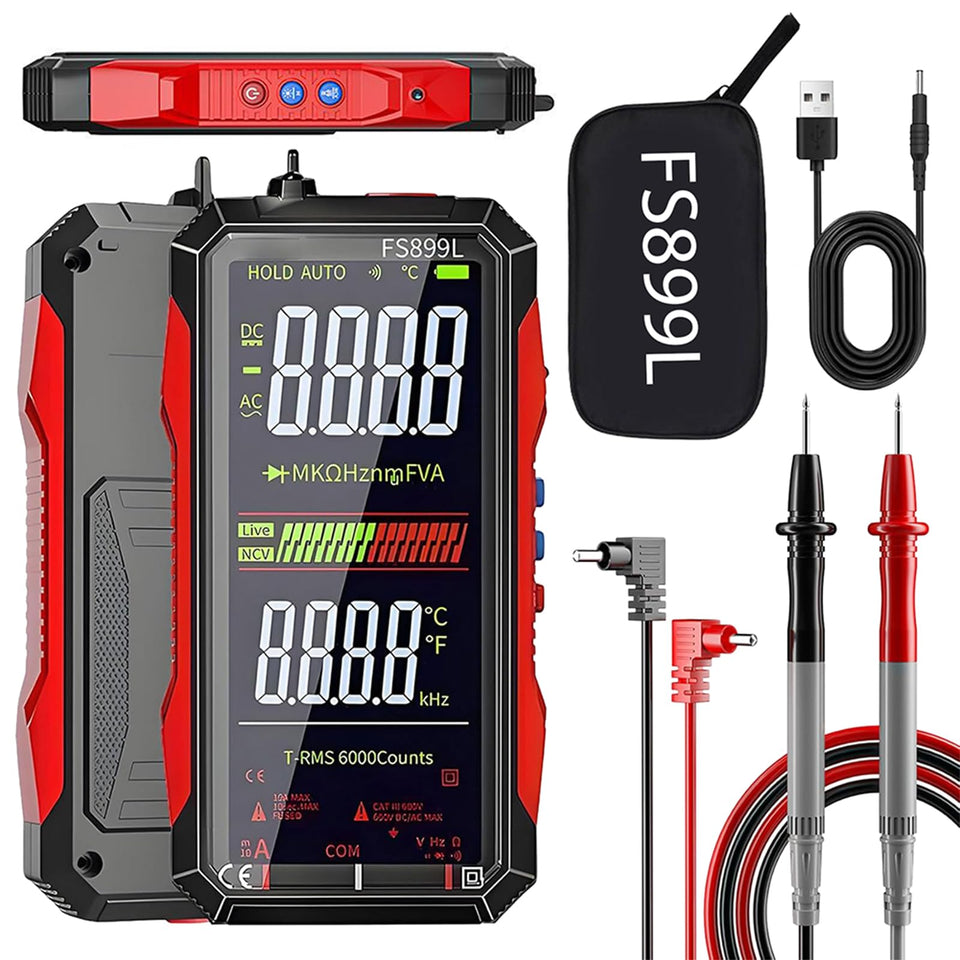CBGYYWF FS899L color screen display enables quick voltage readings in any workshop