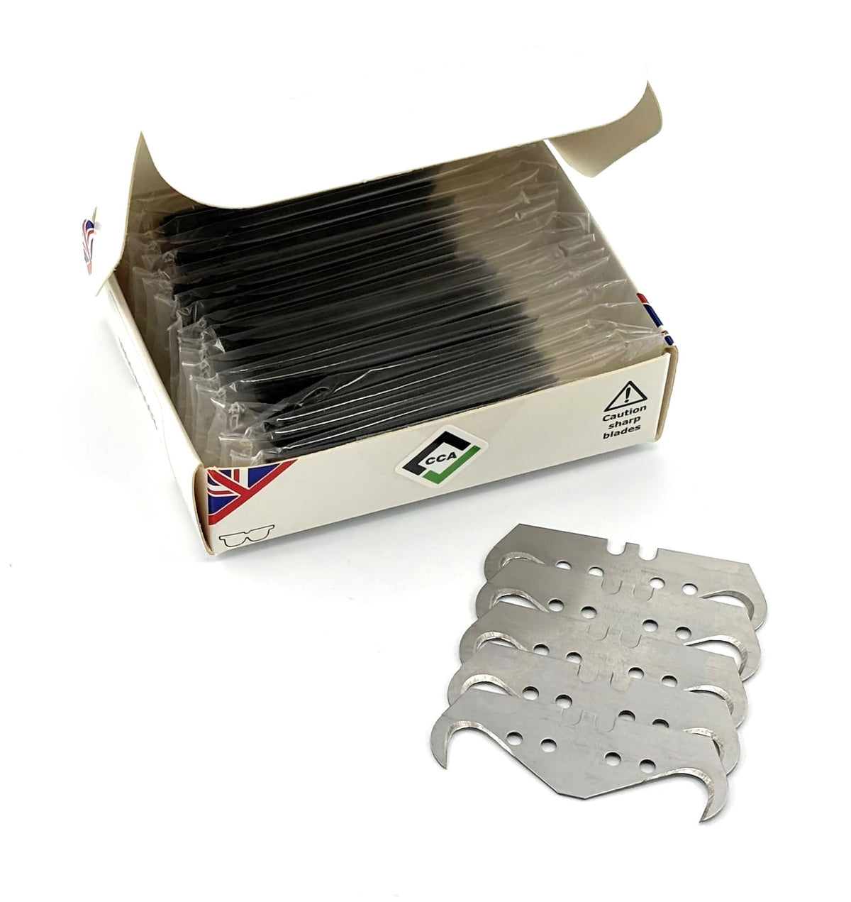 CCA Dolphin-compatible utility knife blades for smooth trimming tasks.