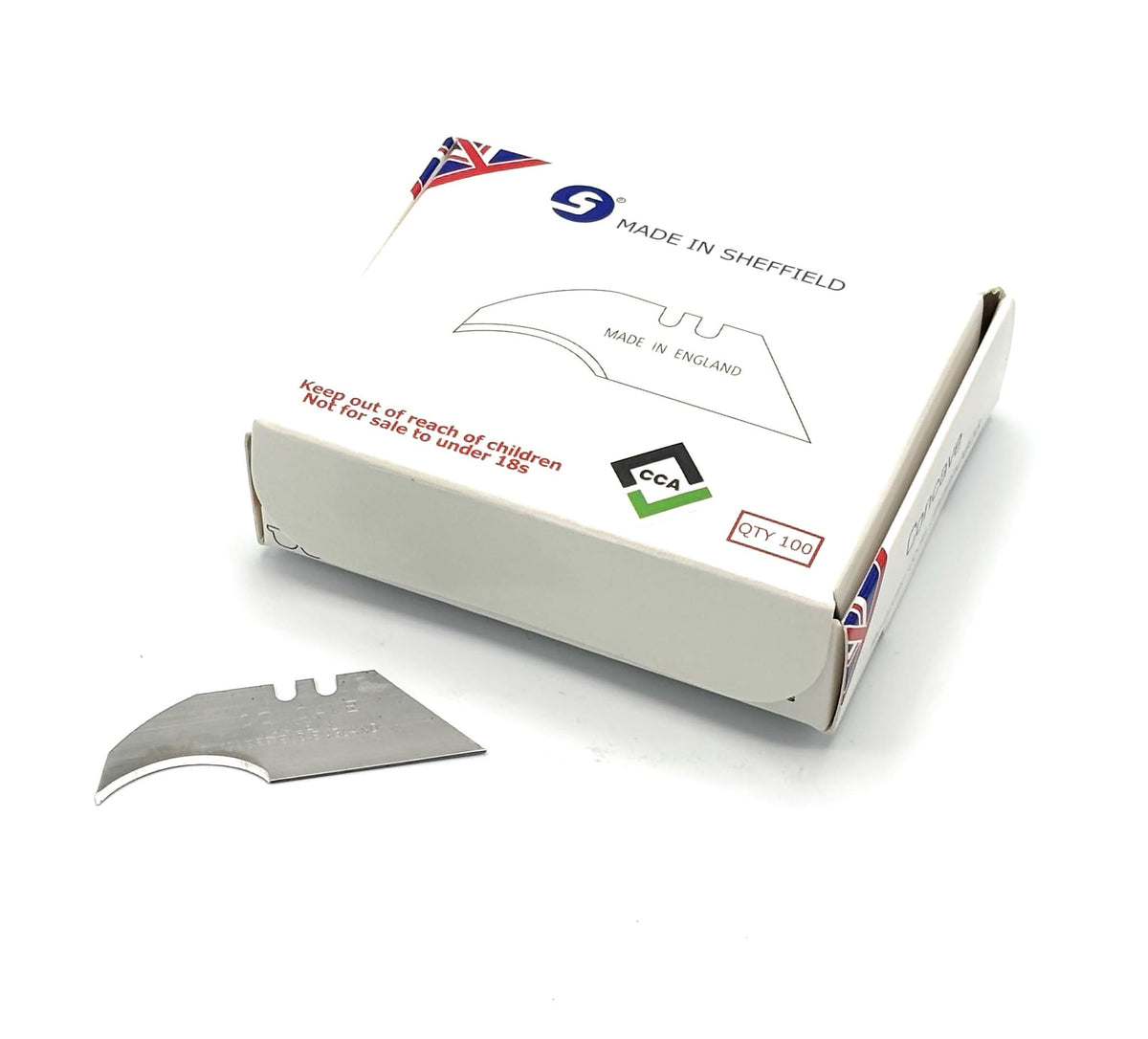 CCA blades made in Sheffield England—high quality craftsmanship you can rely on