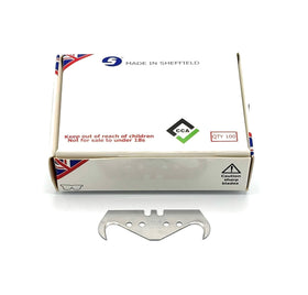 CCA Super Big Hook Blades pack 100 for durable roofing and flooring cuts.