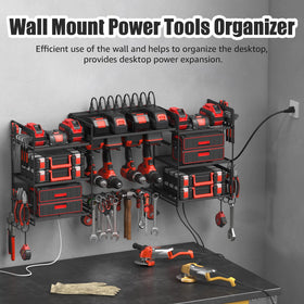 CCCEI eight-outlet surge-protected power strip supports cordless tool charging.