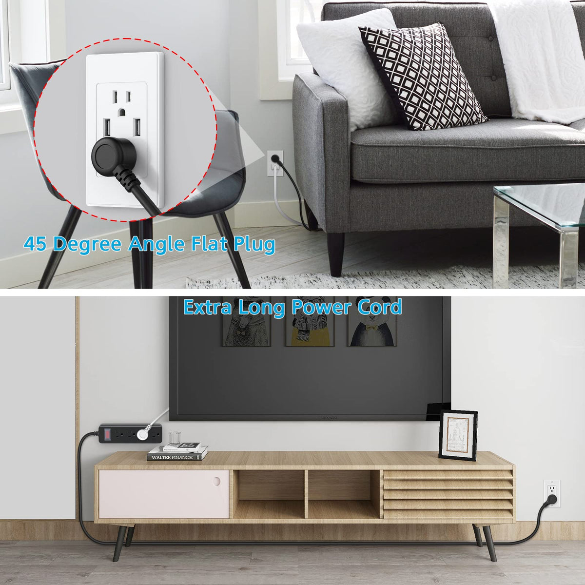 CCCEI IPX6 waterproof extension cord keeps power flowing in rain or splashes.