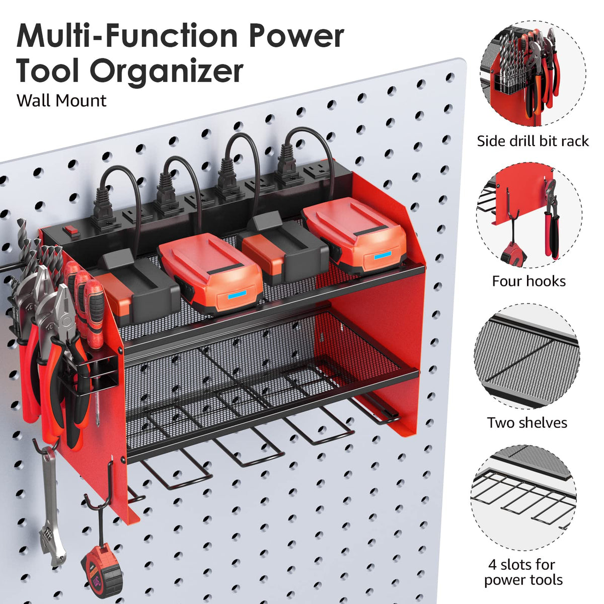CCCEI peg board mount angle demonstrates easy setup and expansion
