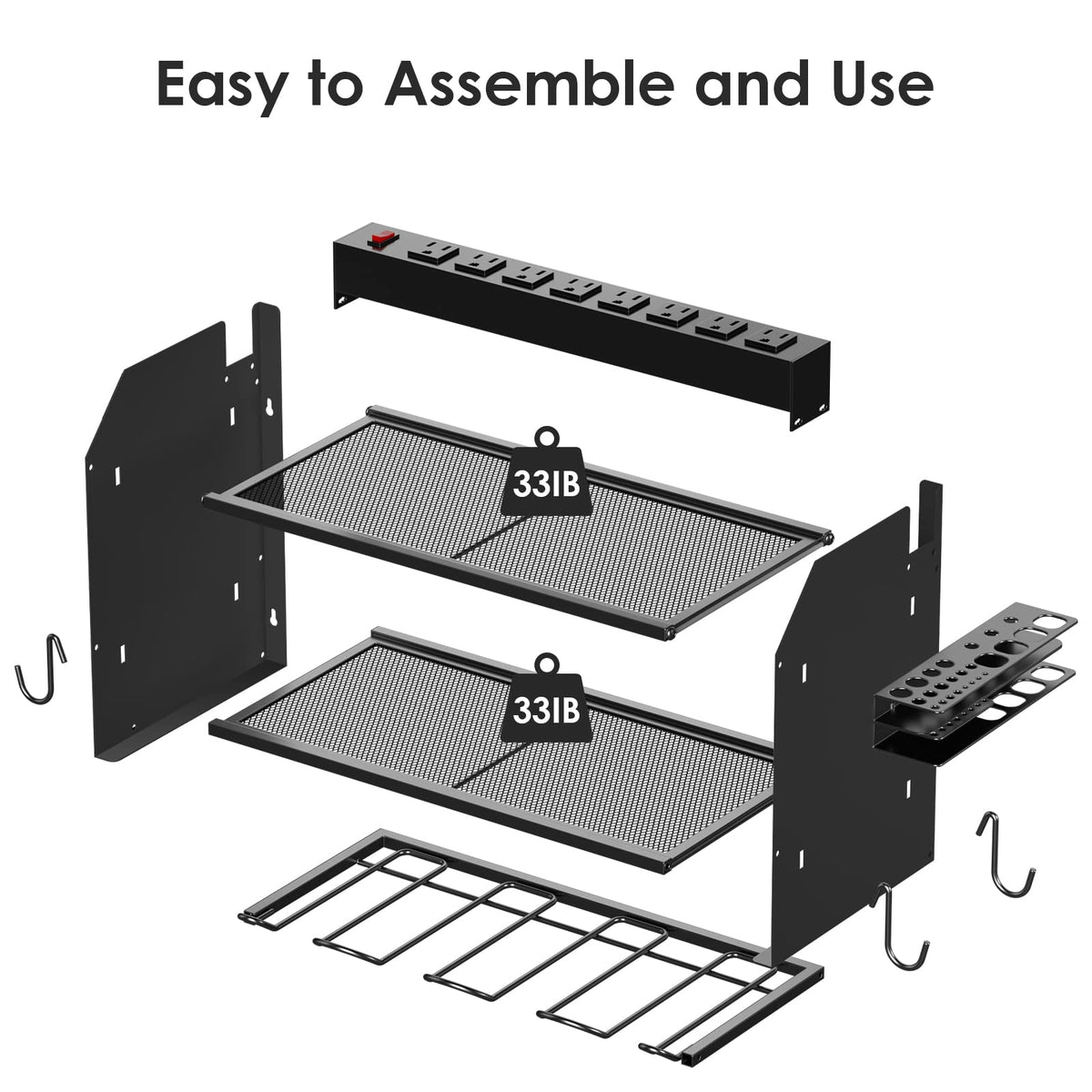 CCCEI pegboard-ready mounting design fits standard walls.