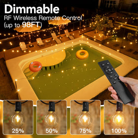 Ccinny outdoor lights easy to install with hooks or ties