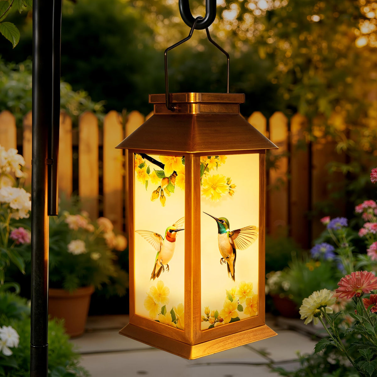 Ccinny solar lantern dusk-to-dawn glow for outdoor spaces
