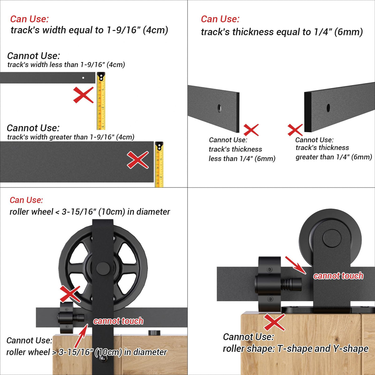 CCJH stopper installation shown for quick DIY mounting