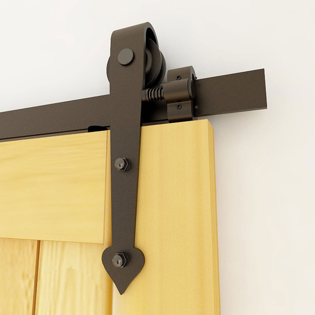 CCJH stopper used on a single barn door
