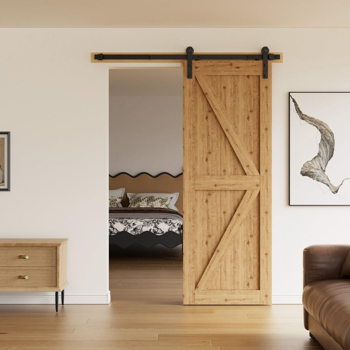 CCJH heavy-duty roller close-up highlighting durable support for doors.