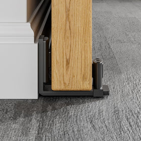 CCJH nylon rollers provide quiet, scratch-free door operation.