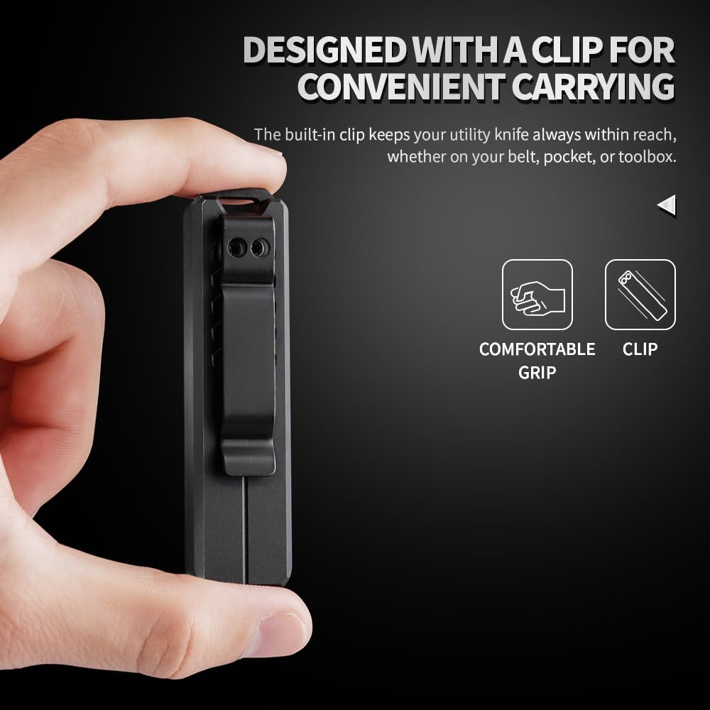 cckk black edc knife suitable for everyday tasks.