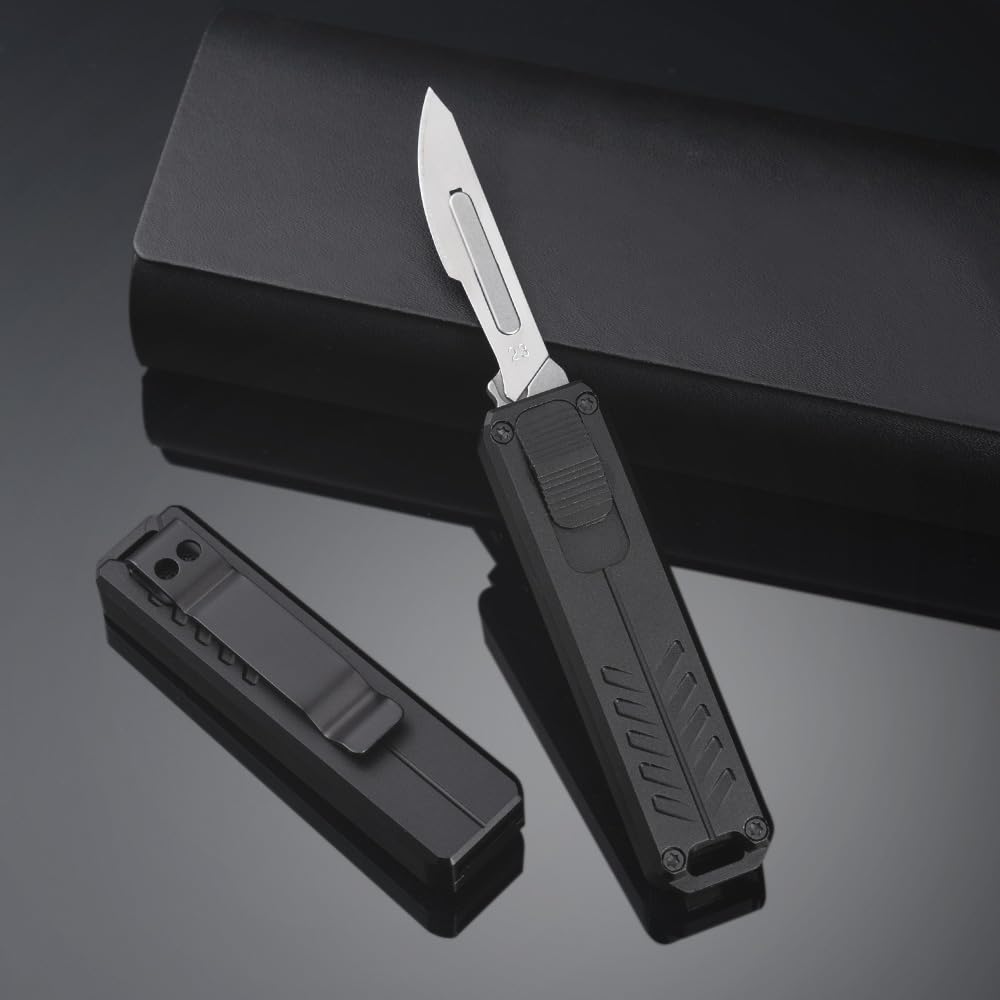 cckk push button action enables smooth blade deployment.