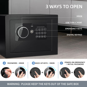 CDC DIGI lock bolts close-up, reinforced security for valuables