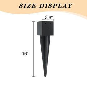 CDFYJHFDQ metal post stake base 4x4 supports durable outdoor posts.