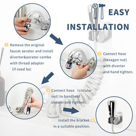 Cecefin easy installation guide showing DIY upgrade without tools.