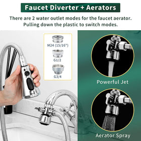 CECEFIN stainless-steel hose extension with extended reach for cleaning