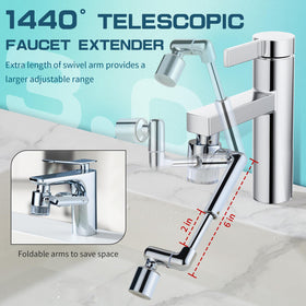 CECEFIN telescopic-length-4point8-8point3-inches extends faucet reach for RV sinks.